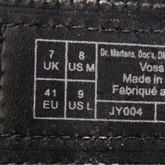 Dr Martens Voss II Quad Platform Sandals Athena Leather Black Women's 9 (N161) - Picture 10 of 11